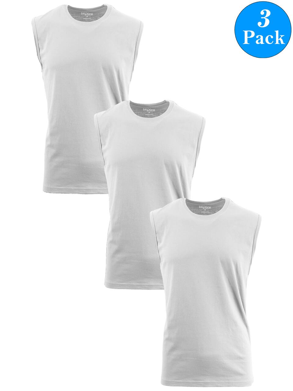Galaxy by Harvic Men's Muscle Tank T-Shirt 3 Pack